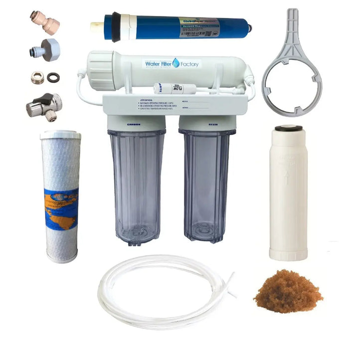 PRO-3-DJ RODI Reverse osmosis aquarium water filter clear all