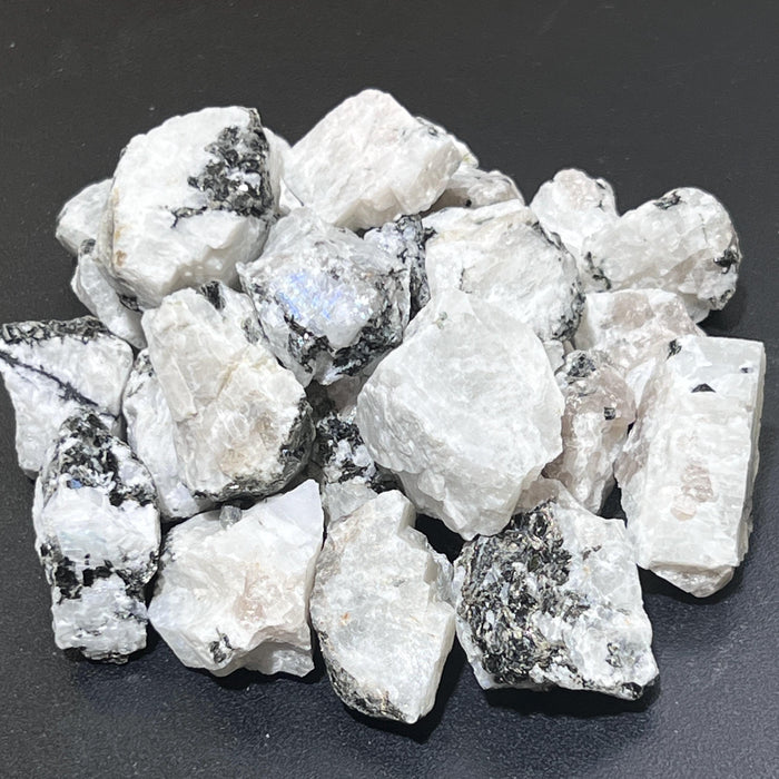 Rainbow Moonstone Rough Stones (By The Piece or Pound)
