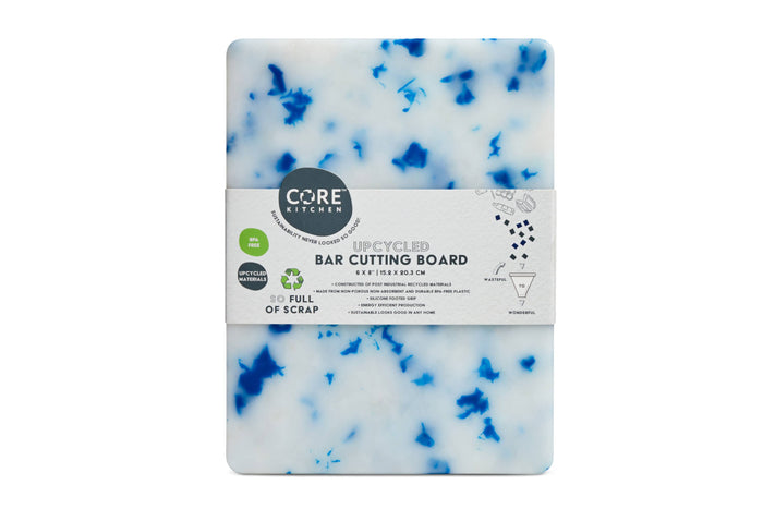 Recycled Plastic Board Cutting Board XS  Blue Confetti