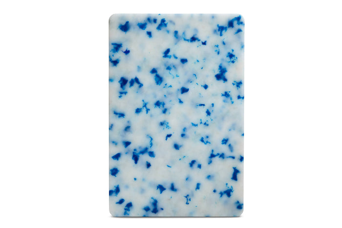 Recycled Plastic Cutting Board Small Blue Confetti