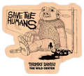 Recycled Wood Troll Stickers