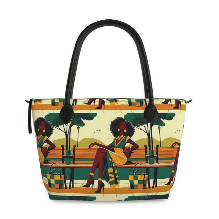 Relaxing Zip-Top Handbag