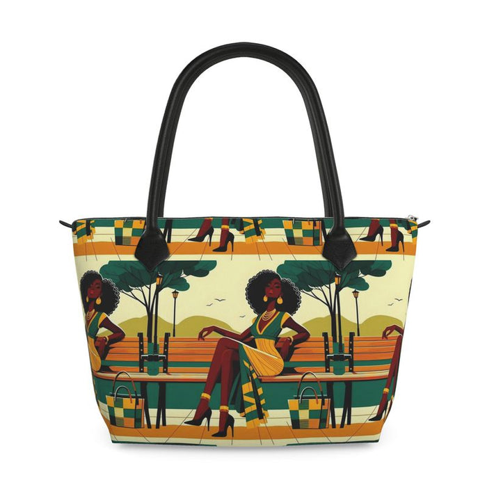 Relaxing Zip-Top Handbag
