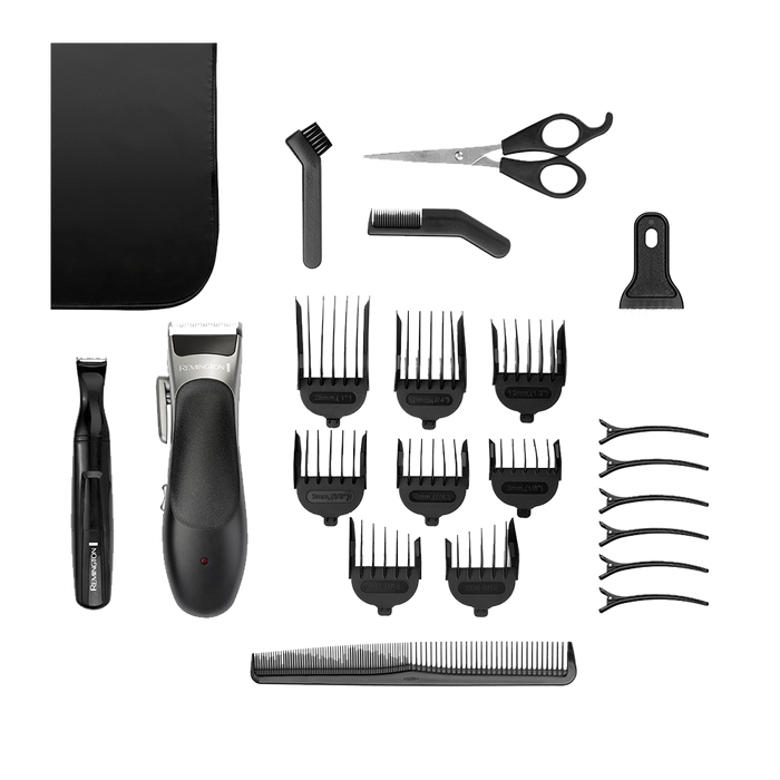 Remington Stylist Hair Clipper Black & Silver | HC367