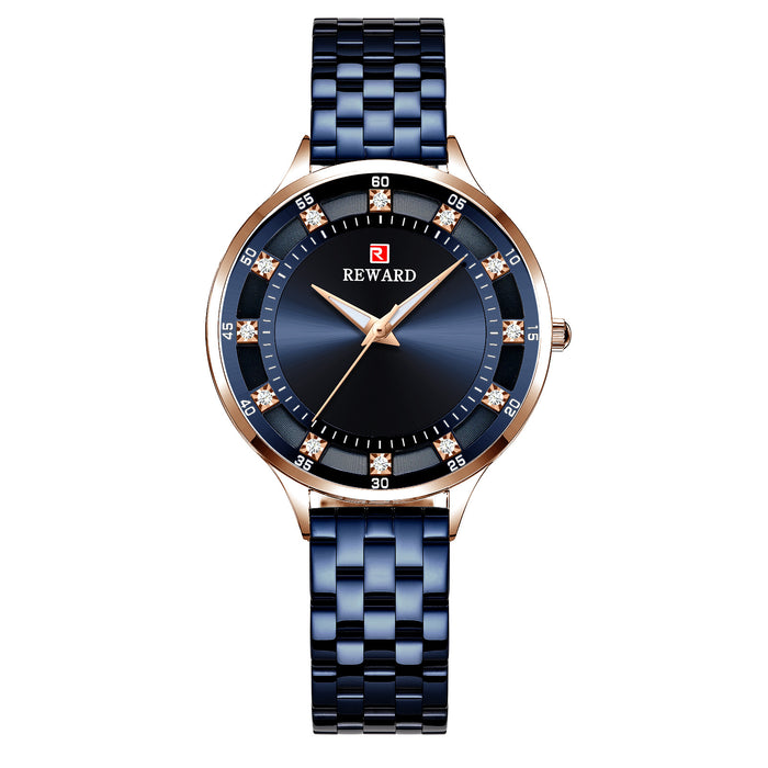 REWARD Ladies Quartz Watch with diamond band