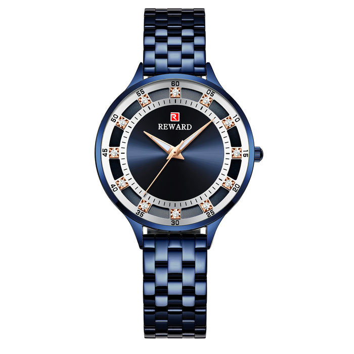REWARD Ladies Quartz Watch with diamond band