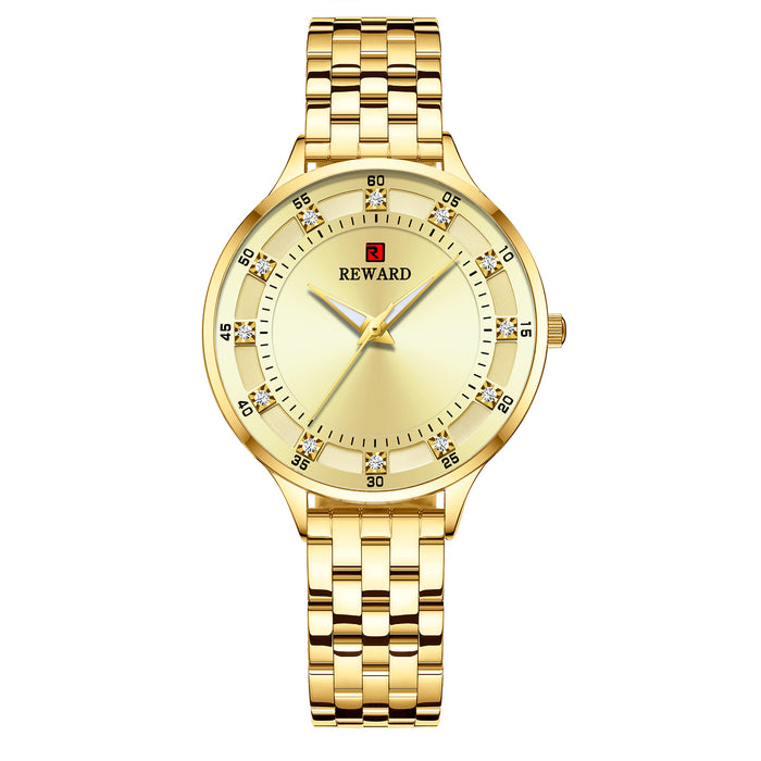 REWARD Ladies Quartz Watch with diamond band