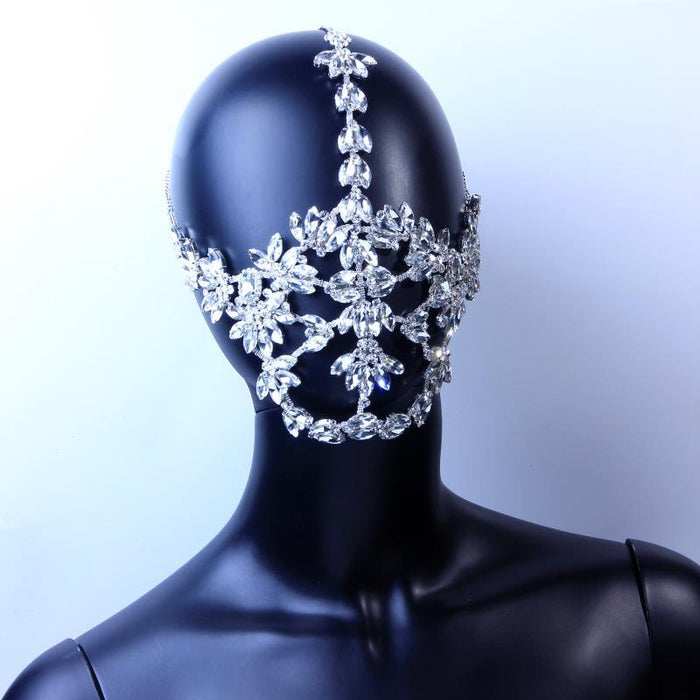 Rhinestone Nightclub Mask