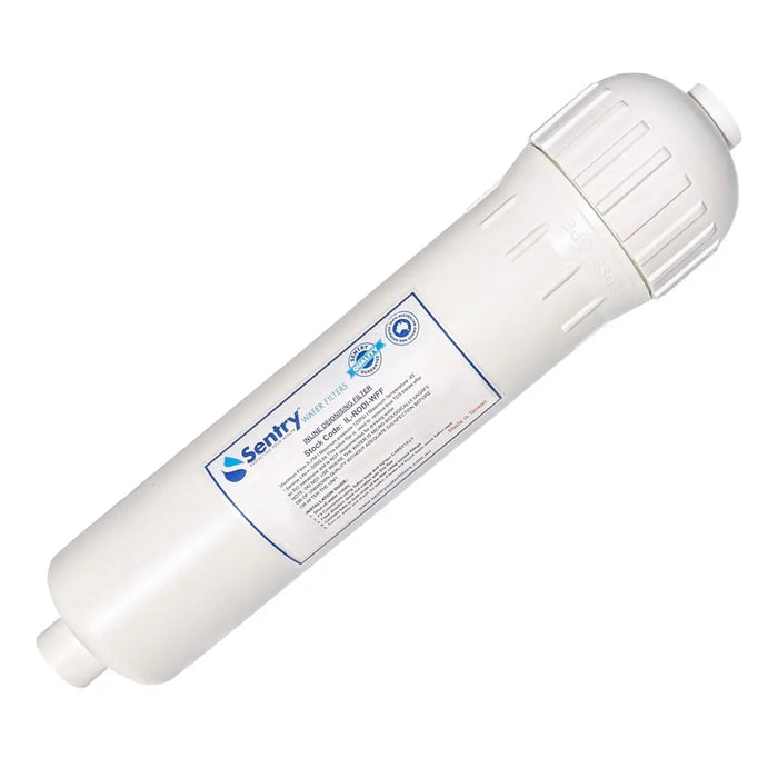 Sentry Water Filters jumbo inline deionising filter DI resin filter solid white high volume