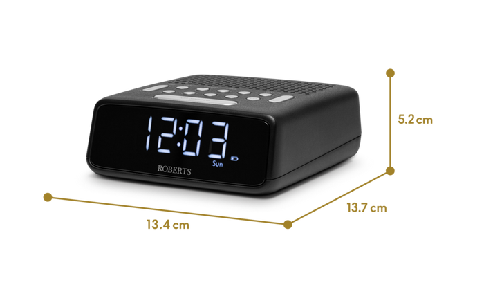 Roberts Ortus FM Radio Black | ORTUSFMBK