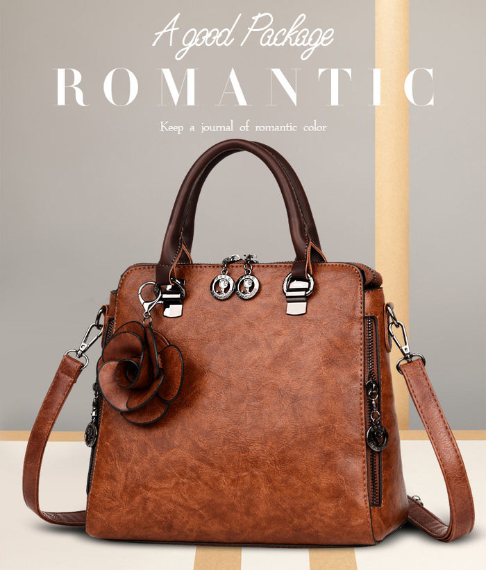 Romantic Package Leather Handbag