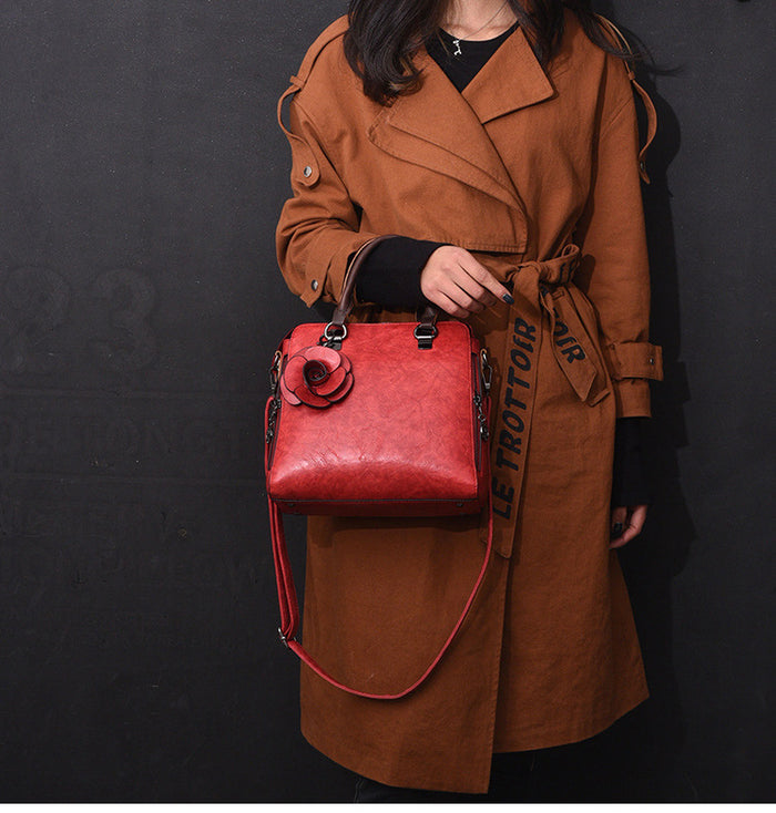 Romantic Package Leather Handbag