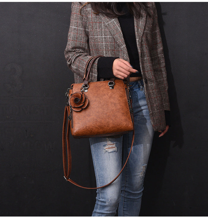 Romantic Package Leather Handbag