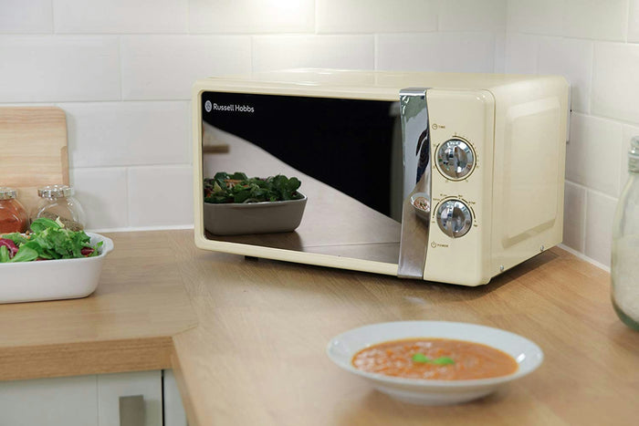 Russell Hobbs 17L 700W Freestanding Microwave Cream | RHMM701C
