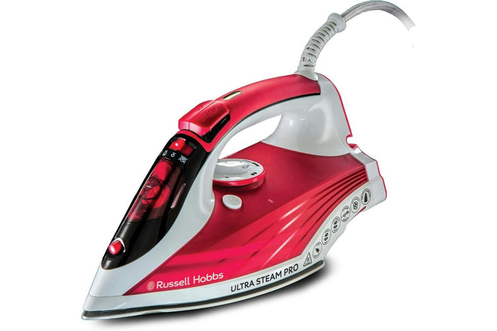 Russell Hobbs 2600W Ultra Steam Pro Iron Red | 23990