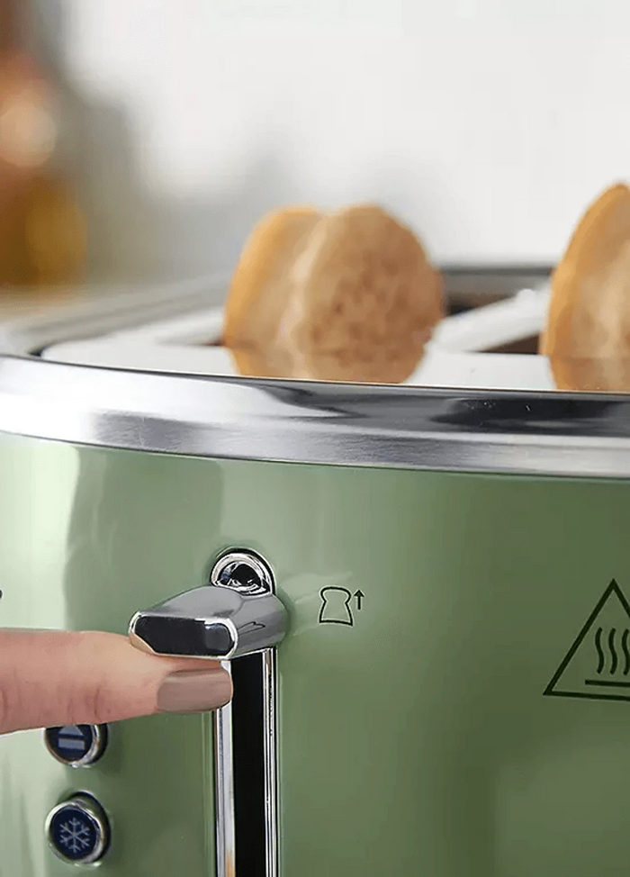Russell Hobbs Stylevia 4 Slice Toaster - Sage Green | 26294