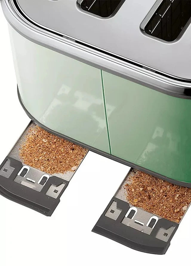 Russell Hobbs Stylevia 4 Slice Toaster - Sage Green | 26294