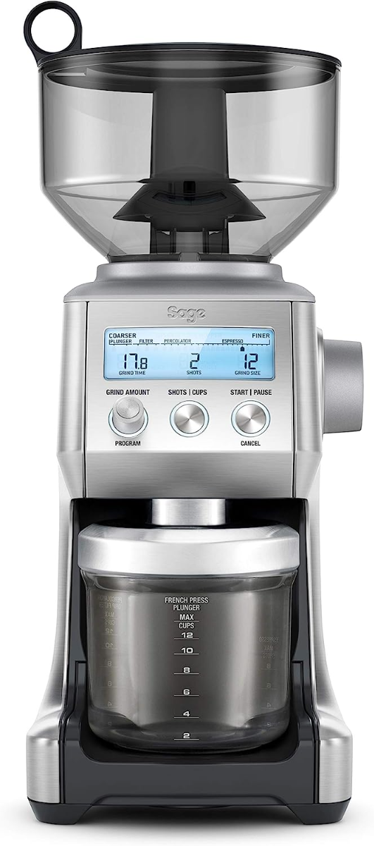 Sage Smart Grinder 4.1kg Brushed Steel | BCG820BSSUK