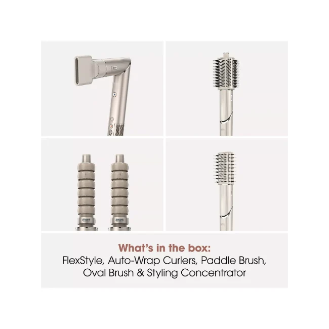 Shark FlexStyle 4-in-1 Air Styler & Hair Dryer - Stone | HD436SLUK