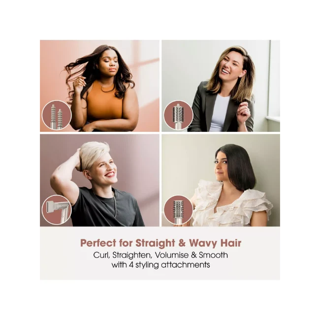 Shark FlexStyle 4-in-1 Air Styler & Hair Dryer - Stone | HD436SLUK