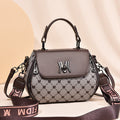 Signature M Printed Handbag