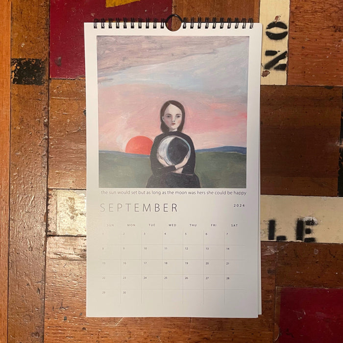 ***slightly damaged*** 2024 wall calendar