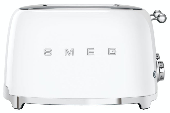 Smeg 50's Retro Style 4 Slice Toaster White | TSF03WHUK