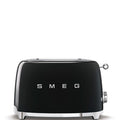 Smeg 50's Retro Style Aesthetic 2 Slice Toaster Black | TSF01BLUK