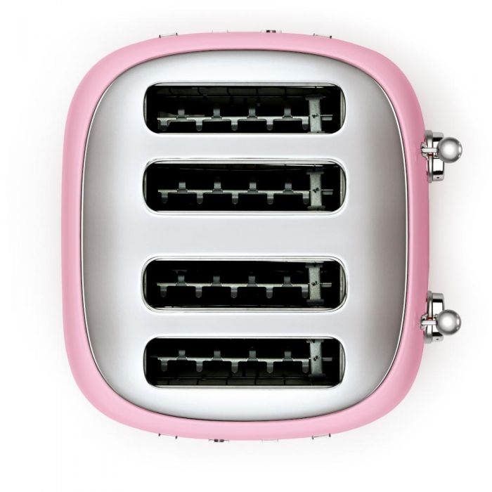 Smeg 50’s Style 4 Slice Toaster Pink | TSF03PKUK