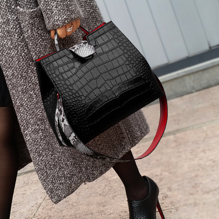 Snake Skin Pattern Bag