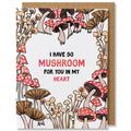 So Mushroom - Illustrated Love Heart Friendship Card