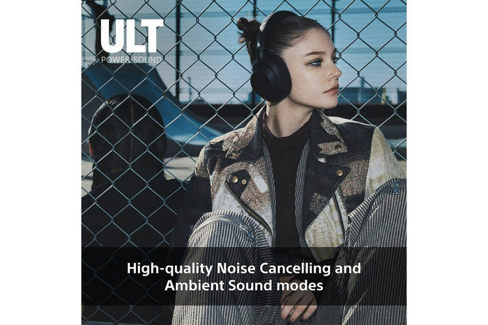 Sony Over-Ear Wireless Noise Cancelling Headphones Black | WHULT900NBCE7