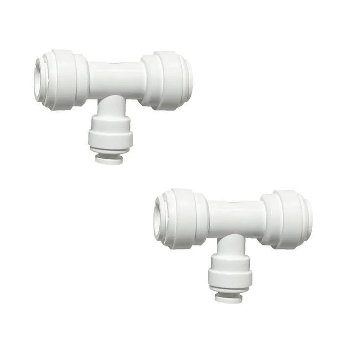 Sentry Water Filters Reverse Osmosis Quick fit T connectors 3/8"Tube to 1/4"Tube to 3/8"Tube
