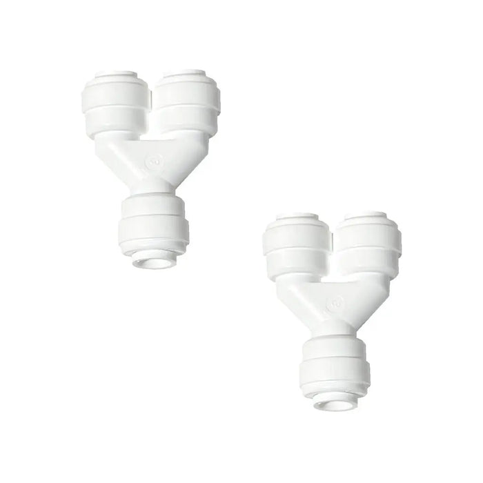 Sentry Water Filters Reverse Osmosis Quick fit Y connectors 1/4"Tube to 1/4"Tube to 1/4"Tube