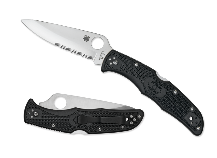 Spyderco Endura 4 - Black FRN - Combo Edge - C10PSBK - SNK/WTO - Home Office