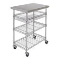 Stainless Steel NSF-Certified Utility Worktable Cart