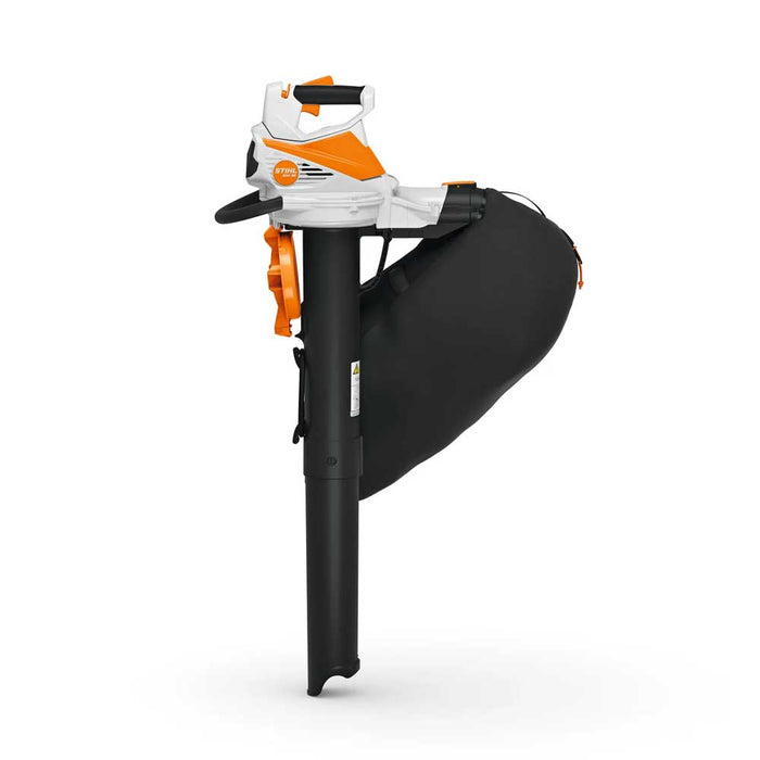 The STIHL SHA 56 is a quiet, all-round battery vacuum shredder and blower in one. Shreds leaves and hedge trimmings, clears paths and driveways. Available at Cannings — your STIHL Elite Dealer. 2