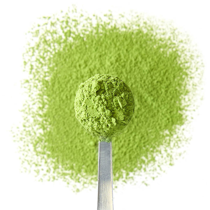toasted marshmallow matcha dark green perfect tea spoon