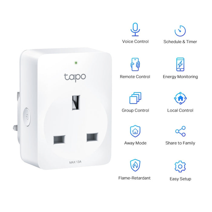 TPLink Tapo Smart Socket Energy Monitor | P1104PK