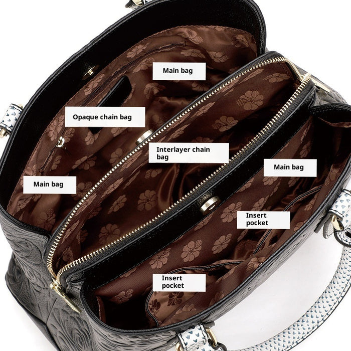 Trendy Elite II Large Leather Handbag