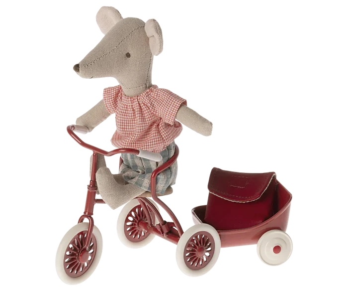 Tricycle Mouse, Big Sister - RED SET