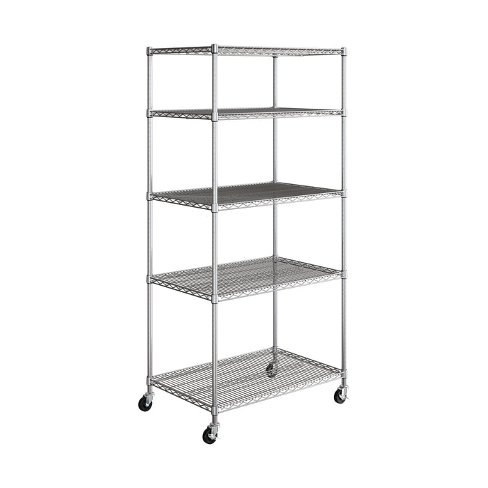 UltraDurable® 5-Tier NSF-Certified Steel Shelving