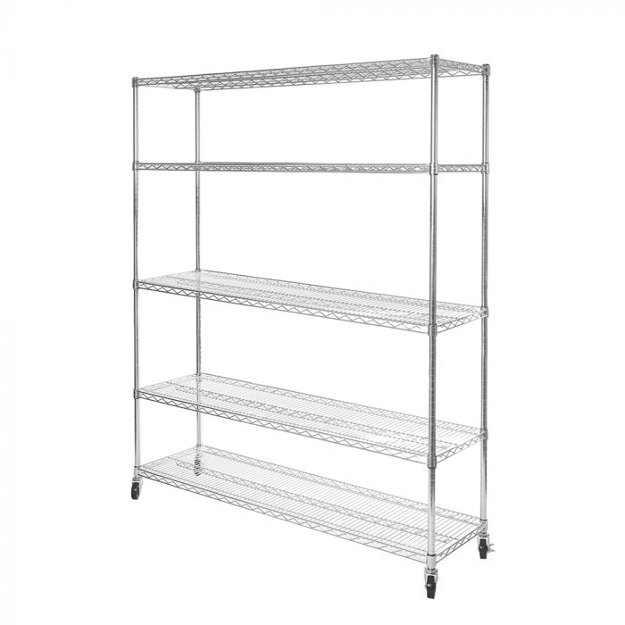 UltraDurable® 5-Tier NSF-Certified Steel Shelving