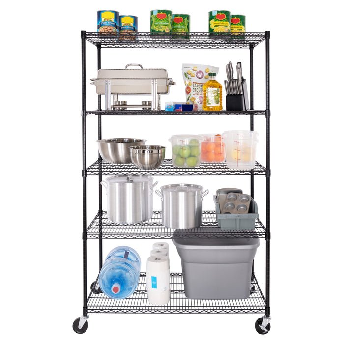 UltraDurable® 5-Tier NSF-Certified Steel Shelving