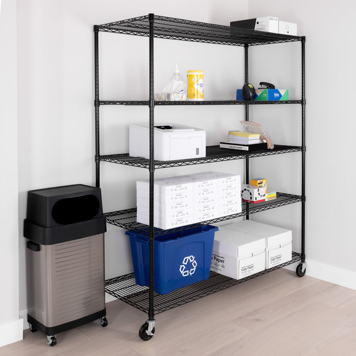 UltraDurable® 5-Tier NSF-Certified Steel Shelving