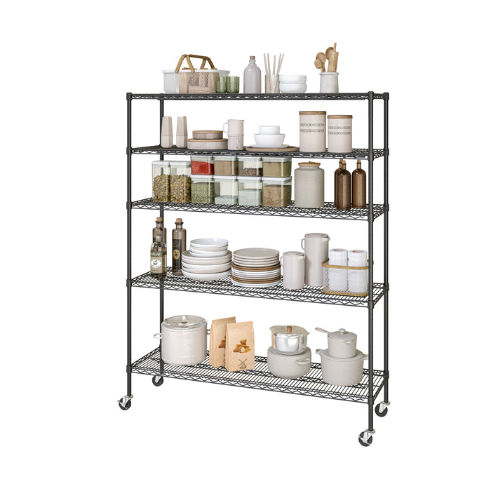 UltraDurable® 5-Tier NSF-Certified Steel Shelving
