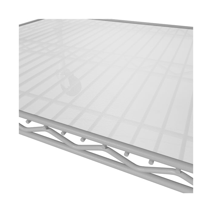UltraDurable® 6-Tier NSF-Certified Steel Shelving with Shelf Liners, Granite