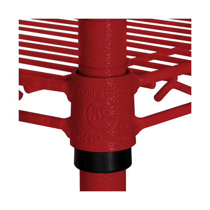Red shelf collar