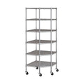 UltraDurable® 6-Tier NSF-Certified Steel Shelving with Shelf Liners