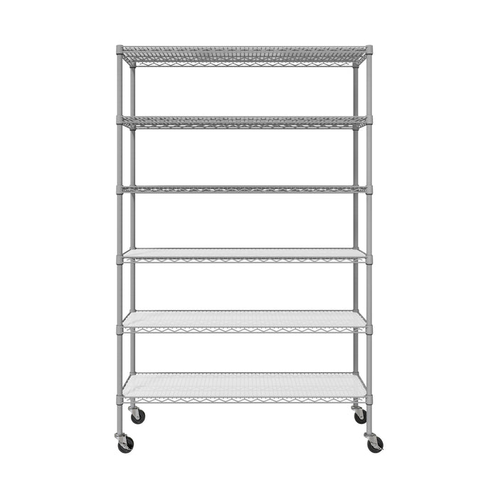 Front view of granite shelf